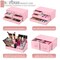 Sorbus Large Makeup Organizer - Stackable Jewelry, Cosmetics, and Skin Care Storage with 12 Drawers and Lipstick and Makeup Brush Holder